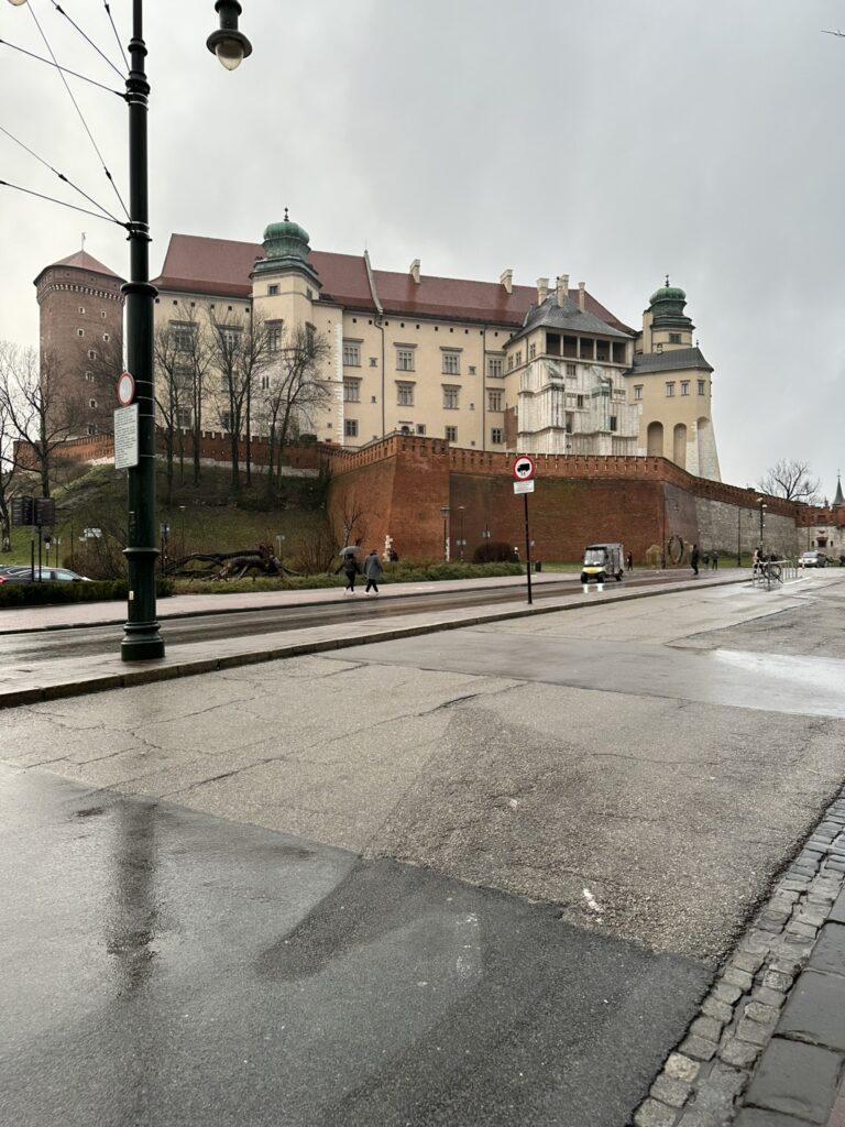 krakow Polen Wawel Castle